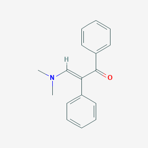 molecular formula C17H17NO B093599 3-(Dimethylamino)-1,2-diphenyl-2-propen-1-one CAS No. 17059-74-4