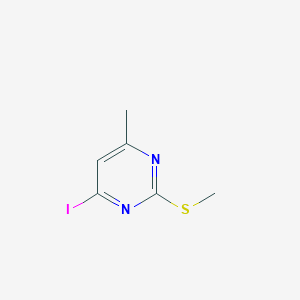 molecular formula C6H7IN2S B093602 4-Iodo-6-methyl-2-(methylthio)pyrimidine CAS No. 16879-42-8