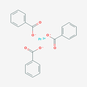 molecular formula C21H15O6Pr B093618 Praseodymium(3+) benzoate CAS No. 19411-95-1