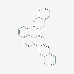 molecular formula C32H18 B093626 Naphtho[8,1,2-hij]hexaphene CAS No. 196-27-0