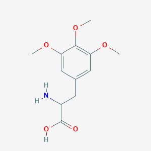 molecular formula C12H17NO5 B093627 2-Amino-3-(3,4,5-trimethoxyphenyl)propanoic acid CAS No. 18111-22-3