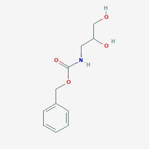 molecular formula C11H15NO4 B009363 N-(Benzyloxycarbonyl)-3-amino-1,2-propanediol CAS No. 108587-40-2