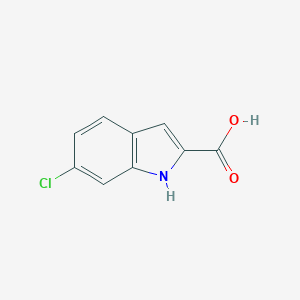 molecular formula C9H6ClNO2 B093630 6-Chloro-1H-indole-2-carboxylic acid CAS No. 16732-75-5