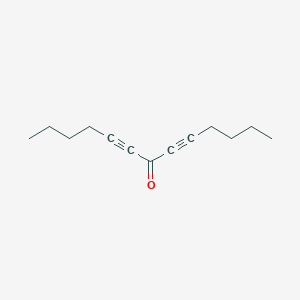 molecular formula C13H18O B093640 5,8-Tridecadiyn-7-one CAS No. 18621-56-2