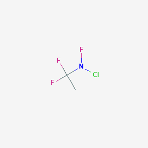 molecular formula C2H3ClF3N B093641 N-Chloro-N,1,1-trifluoroethanamine CAS No. 16276-45-2