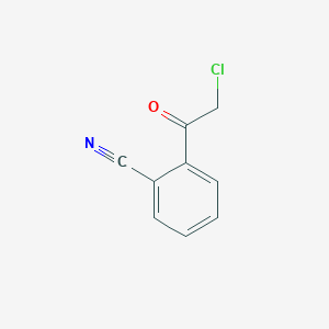 molecular formula C9H6ClNO B093645 2-(2-Chloroacetyl)benzonitrile CAS No. 1008-15-7