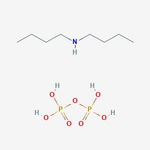 molecular formula C8H23NO7P2 B093647 Diphosphoric acid, compd. with N-butyl-1-butanamine CAS No. 16687-06-2