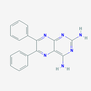 molecular formula C18H14N6 B093652 6,7-Diphenylpteridine-2,4-diamine CAS No. 18181-93-6