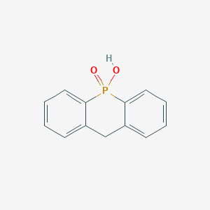 molecular formula C13H11O2P B093653 5,10-Dihydroacridophosphin-5-ol 5-oxide CAS No. 18593-24-3