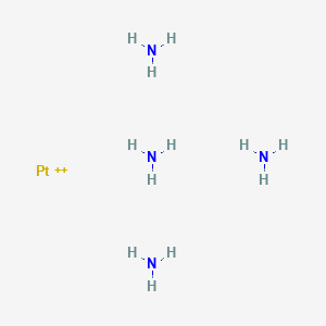 molecular formula H12N4Pt+2 B093664 azane;platinum(2+) CAS No. 16455-68-8
