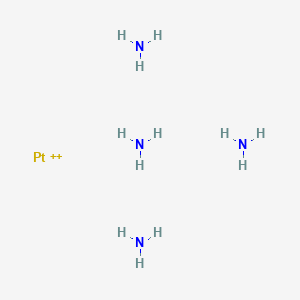 molecular formula H12N4Pt+2 B093664 Tetraamine platinum CAS No. 16455-68-8