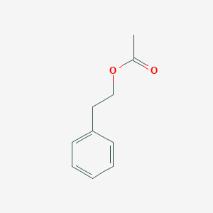 molecular formula C10H12O2 B093665 Phenethyl acetate CAS No. 103-45-7