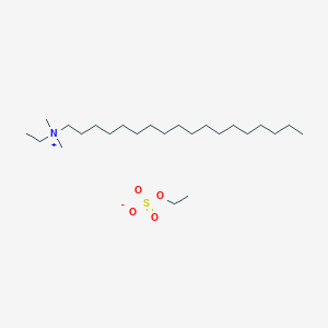 molecular formula C24H53NO4S B093667 Ethyldimethyl(octadecyl)ammonium ethyl sulphate CAS No. 110-07-6