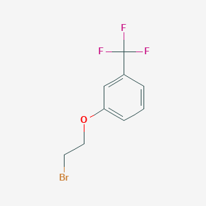 molecular formula C9H8BrF3O B093670 1-(2-Bromoethoxy)-3-(trifluoromethyl)benzene CAS No. 18800-39-0