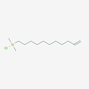 molecular formula C13H27ClSi B093671 10-Undecenyldimethylchlorosilane CAS No. 18406-97-8