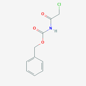 molecular formula C10H10ClNO3 B093675 苄基N-(2-氯乙酰)氨基甲酸酯 CAS No. 16001-64-2