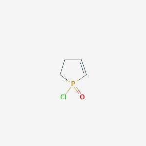 molecular formula C4H6ClOP B093681 1-Chloro-2,3-dihydro-1H-phosphole 1-oxide CAS No. 1003-18-5