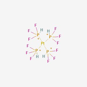 molecular formula F12H4P4Pt+4 B093705 Platinum, tetrakis(phosphorus trifluoride)- CAS No. 19529-53-4