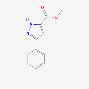methyl 3-(4-methylphenyl)-1H-pyrazole-5-carboxylate