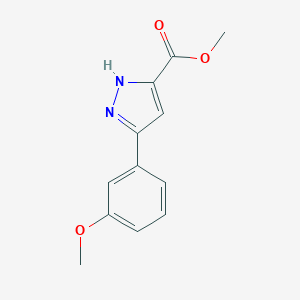 methyl 3-(3-methoxyphenyl)-1H-pyrazole-5-carboxylate