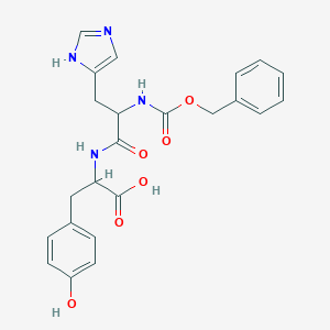 molecular formula C23H24N4O6 B093734 N-[(Benzyloxy)carbonyl]histidyltyrosine CAS No. 17257-63-5