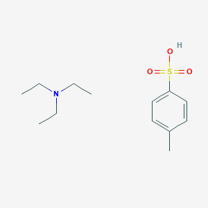 molecular formula C13H23NO3S B093739 Benzenesulfonic acid, 4-methyl-, compd. with N,N-diethylethanamine (1:1) CAS No. 15404-00-9