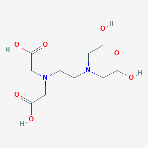 molecular formula C10H18N2O7 B093741 N-(2-Hydroxyethyl)ethylenediaminetriacetic acid CAS No. 150-39-0