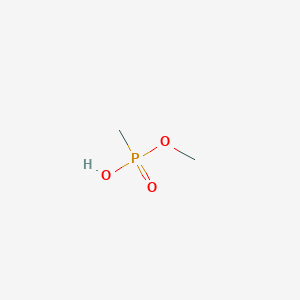 molecular formula C2H7O3P B093744 Methoxy(methyl)phosphinic acid CAS No. 1066-53-1