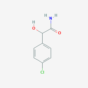 molecular formula C8H8ClNO2 B093745 2-(p-Chlorophenyl)-2-hydroxyacetamide CAS No. 18584-27-5