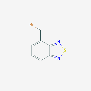 molecular formula C7H5BrN2S B093756 4-(溴甲基)-2,1,3-苯并噻二唑 CAS No. 16405-99-5