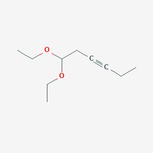 molecular formula C10H18O2 B093760 1,1-Diethoxyhex-3-yne CAS No. 18229-85-1