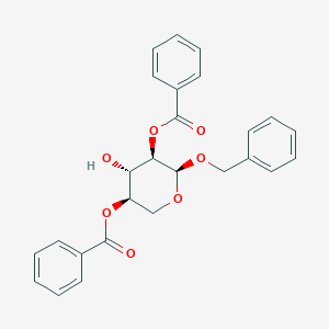 molecular formula C26H24O7 B093761 Benzyl 2,4-DI-O-benzoyl-A-D-xylopyranoside CAS No. 18403-18-4