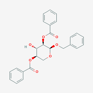 molecular formula C26H24O7 B093761 Benzyl 2,4-di-O-benzoyl-D-xylopyranoside CAS No. 18403-18-4