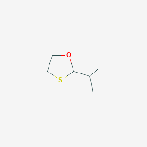 molecular formula C6H12OS B093763 2-Isopropyl-1,3-oxathiolane CAS No. 17643-70-8