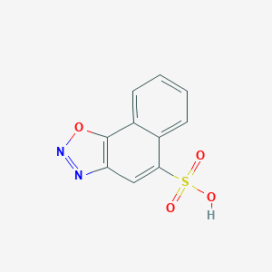 molecular formula C10H6N2O4S B093764 Naphth[2,1-d]-1,2,3-oxadiazole-5-sulfonic acid CAS No. 117-70-4