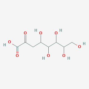 molecular formula C8H14O8 B093776 4,5,6,7,8-Pentahydroxy-2-oxooctanoic acid CAS No. 1069-03-0