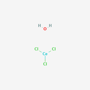 molecular formula CeCl3H2O B093779 三氯化铈水合物 CAS No. 19423-76-8