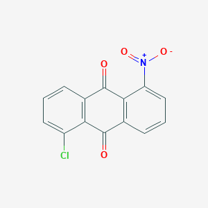 molecular formula C14H6ClNO4 B093780 1-Chloro-5-nitroanthraquinone CAS No. 129-40-8