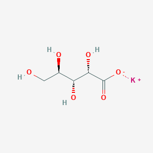 molecular formula C5H9KO6 B093781 Potassium D-arabinonate CAS No. 15770-22-6