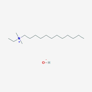 molecular formula C16H37NO B093822 Dodecylethyldimethylammonium hydroxide CAS No. 19184-59-9