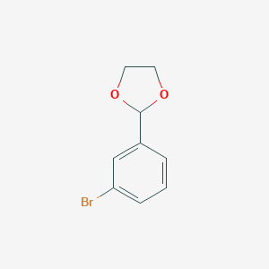 molecular formula C9H9BrO2 B093826 2-(3-Bromophenyl)-1,3-dioxolane CAS No. 17789-14-9