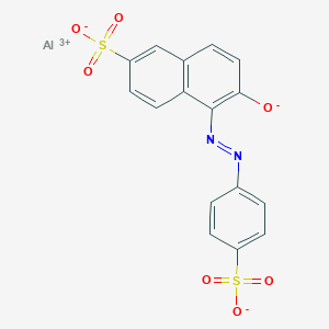 molecular formula C16H9AlN2O7S2 B093828 C.I. Pigment Yellow 104 CAS No. 15790-07-5