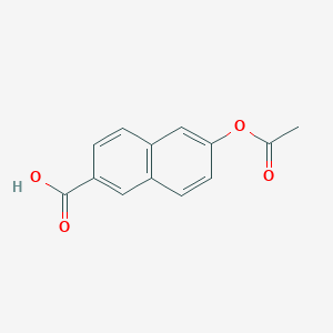 molecular formula C13H10O4 B093830 6-Acetoxy-2-naphthoic Acid CAS No. 17295-26-0