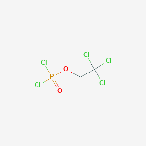 molecular formula C2H2Cl5O2P B093832 Phosphorodichloridic acid, 2,2,2-trichloroethyl ester CAS No. 18868-46-7
