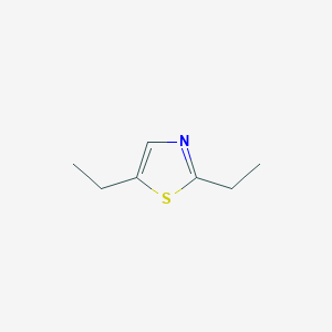 molecular formula C7H11NS B093843 2,5-Diethylthiazole CAS No. 15729-76-7
