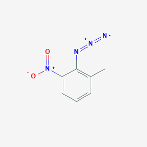 molecular formula C7H6N4O2 B093848 2-Azido-1-methyl-3-nitrobenzene CAS No. 16714-18-4