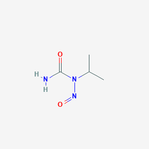 molecular formula C4H9N3O2 B093857 Urea, 1-isopropyl-1-nitroso- CAS No. 16830-14-1