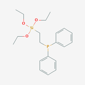 molecular formula C20H29O3PSi B093864 二苯基(2-(三乙氧基甲硅烷基)乙基)膦 CAS No. 18586-39-5