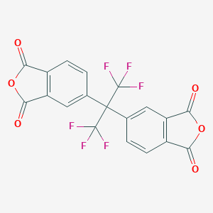 molecular formula C19H6F6O6 B093865 1,3-Isobenzofurandione, 5,5'-[2,2,2-trifluoro-1-(trifluoromethyl)ethylidene]bis- CAS No. 1107-00-2
