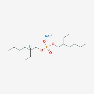 molecular formula C16H35NaO4P B093869 Sodium bis(2-ethylhexyl) phosphate CAS No. 141-65-1